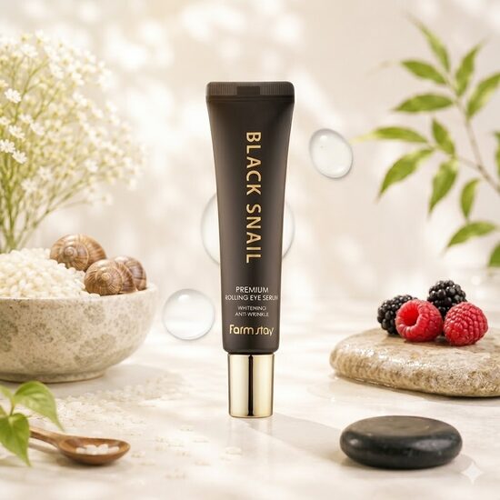 Farmstay - Black Snail Premium Rolling Eye Serum, 25ml