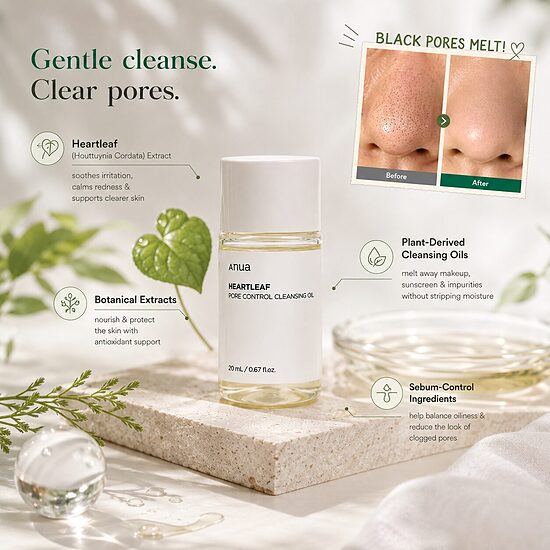 ANUA Heartleaf Pore Control Cleansing Oil